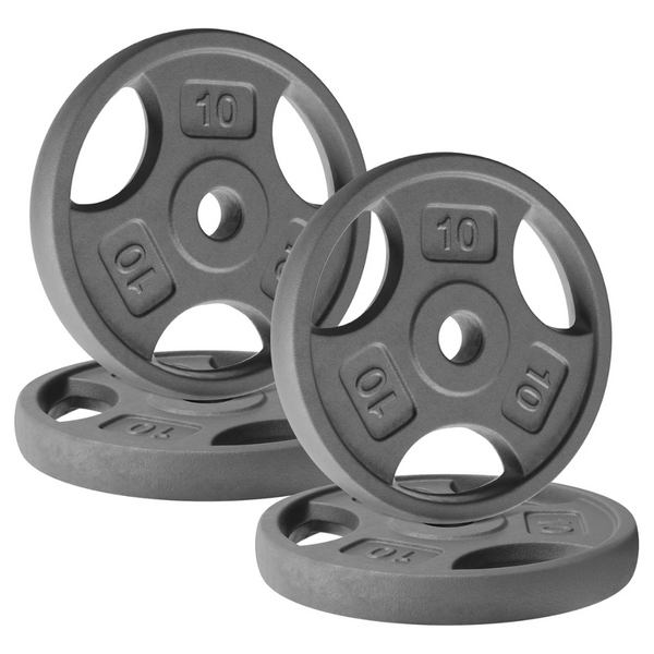 4-Count Of 10-Lbs Yes4All Cast Iron Weight Plates For Standard Dumbbells