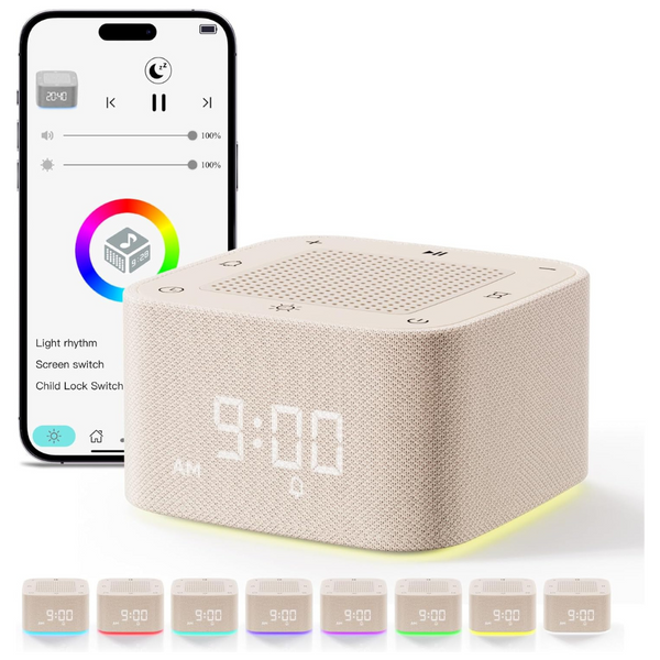 White Noise Sound Machine Alarm Clock