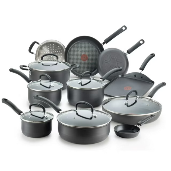 17-Piece T-fal Ultimate Hard Anodized Nonstick Cookware Set