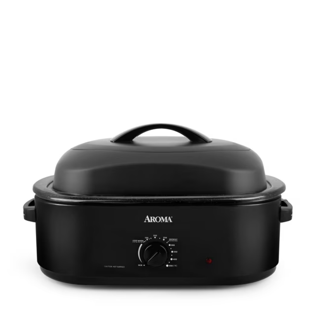 18-Qt Aroma Electric Roaster Oven With High-Domed Lid