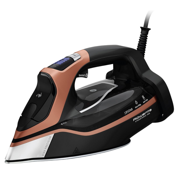 Rowenta Steam Force Pro 1850W Iron With Steel Soleplate & Smart Screen