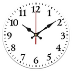 Modern Custom Fashion PVC Personalized Wall Clock