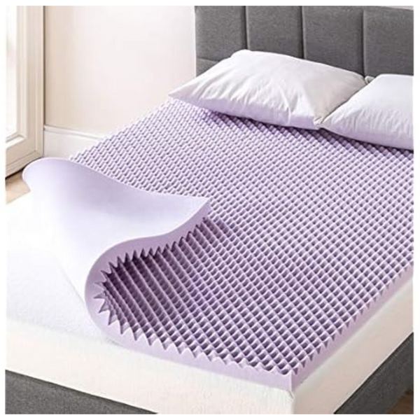 Best Price Full Size 2" Egg Crate Memory Foam Mattress Topper