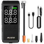 150PSI Car Tire Inflator Portable Air Compressor Pump W/ LED Light