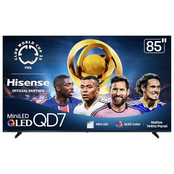 85" Hisense QD7 Series 4K Ultra HDR Smart Mini-LED QLED Fire TV (2025 Model)