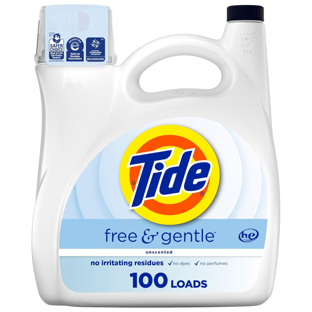4-Pack 132-Oz Tide Liquid HE Compatible Laundry Detergent