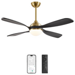 Elehinser 54" Smart Ceiling Fan With Lights And Remote