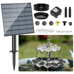 Solar Fountain Pond Pump With 4 Fountain Styles