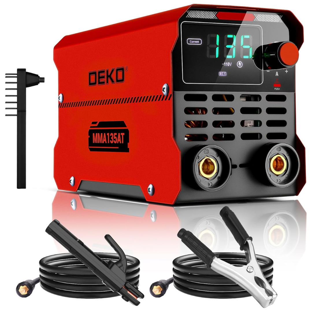 Dekopro Portable 135Amp 110V MMA ARC Welding Machine Kit