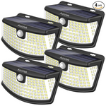 4-Pack Aootek 120 LEDs Solar Motion Sensor Lights