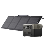 EcoFlow RIVER 2 Max 512Wh Solar Generator + 110W Solar Panel