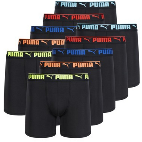 10-Pack PUMA Men's Performance Boxer Briefs
