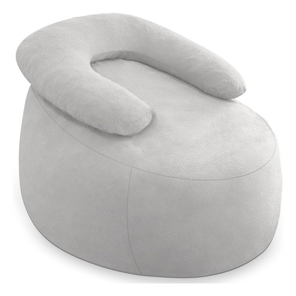 HABUTWAY Large Bean Bag Chair with U-Shaped Pillow & Washable Cover
