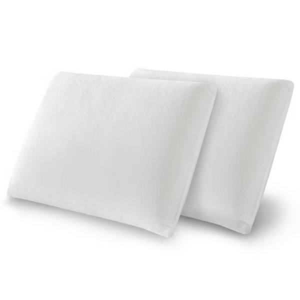 2-Pack Mainstays Memory Foam Pillow (Standard/Queen in 3 Colors)