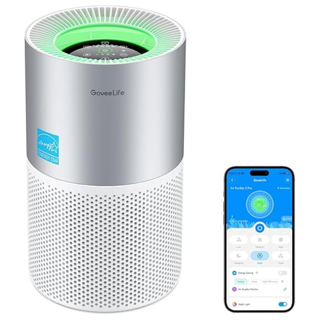GoveeLife PM2.5 Sensor Smart Air Purifiers with App & Alexa Control