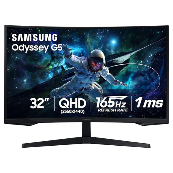 Samsung Odyssey G55C Series 32" Curved WQHD Gaming Monitor