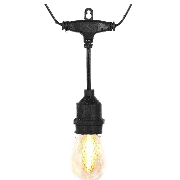 Licoopr 50ft Waterproof Outdoor LED String Patio Lights