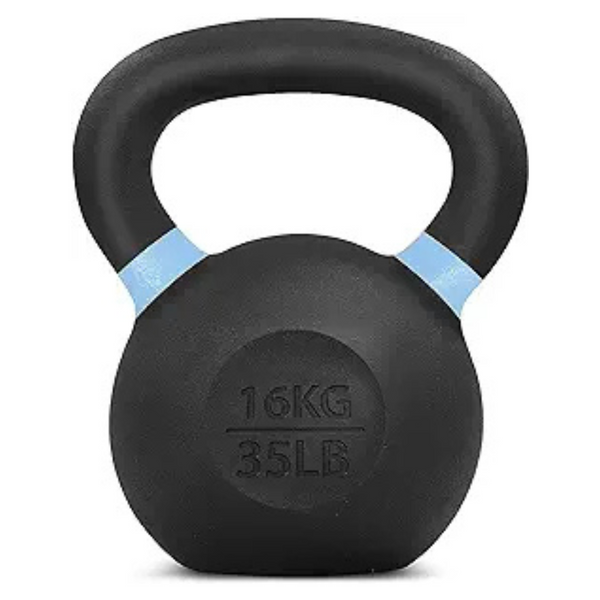 35-Lbs Yes4All Powder Coated Cast Iron Kettlebell for Strength Training