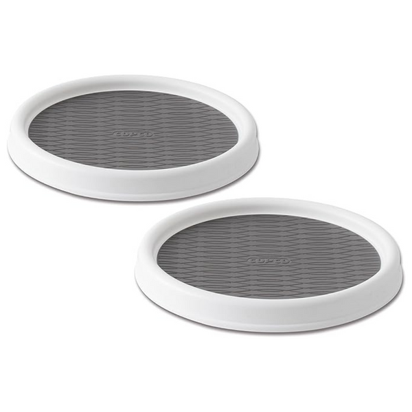 Copco 9 Inch Non Skid Pantry Cabinet Lazy Susan Turntables (Set Of 2)