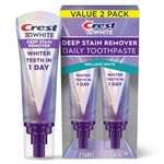 Crest 3DWhite Brilliance Deep Stain Remover Brilliant White Toothpaste (3.1oz/2pk)
