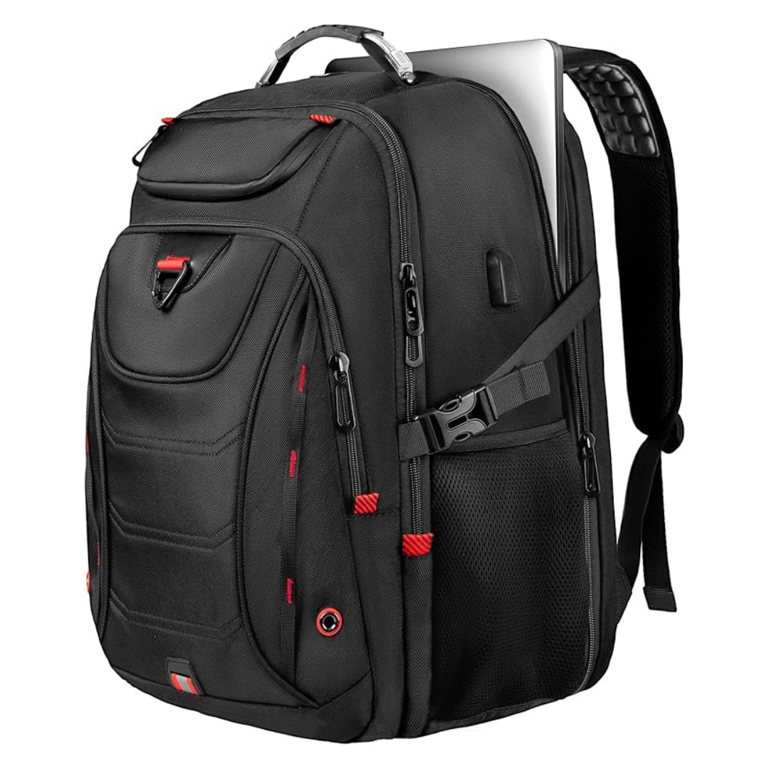 Z-Mgkiss 18.4" Large Travel Backpack With USB Charging Port