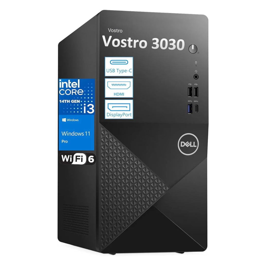 Dell Vostro 3030 Tower Desktop (i3-14100 / 32GB RAM / 1TB SSD)