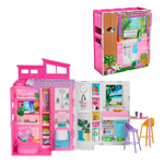 Barbie Getaway Doll House Playset With 4 Play Areas And 11 Decor Accessories