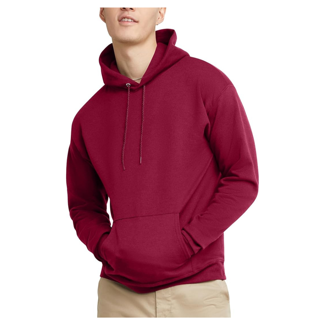 Hanes Men's Pullover EcoSmart Hooded Sweatshirt (Various)