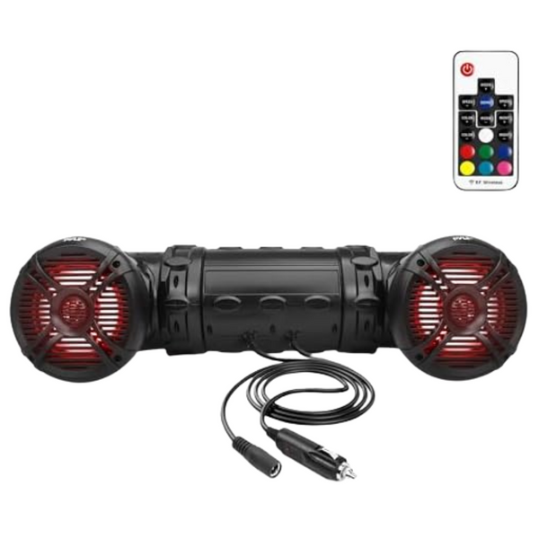 Pyle 4.0 Wireless 800 Watt Marine ATV Powered Speakers