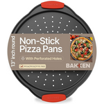 Carbon Steel Pizza Pan With Holes And Non-Stick Coating
