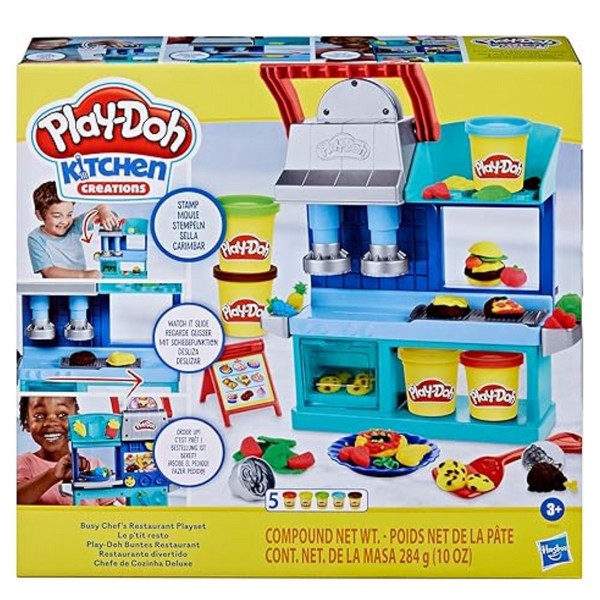 Play-Doh Kitchen Creations Busy Chef's Restaurant Playset