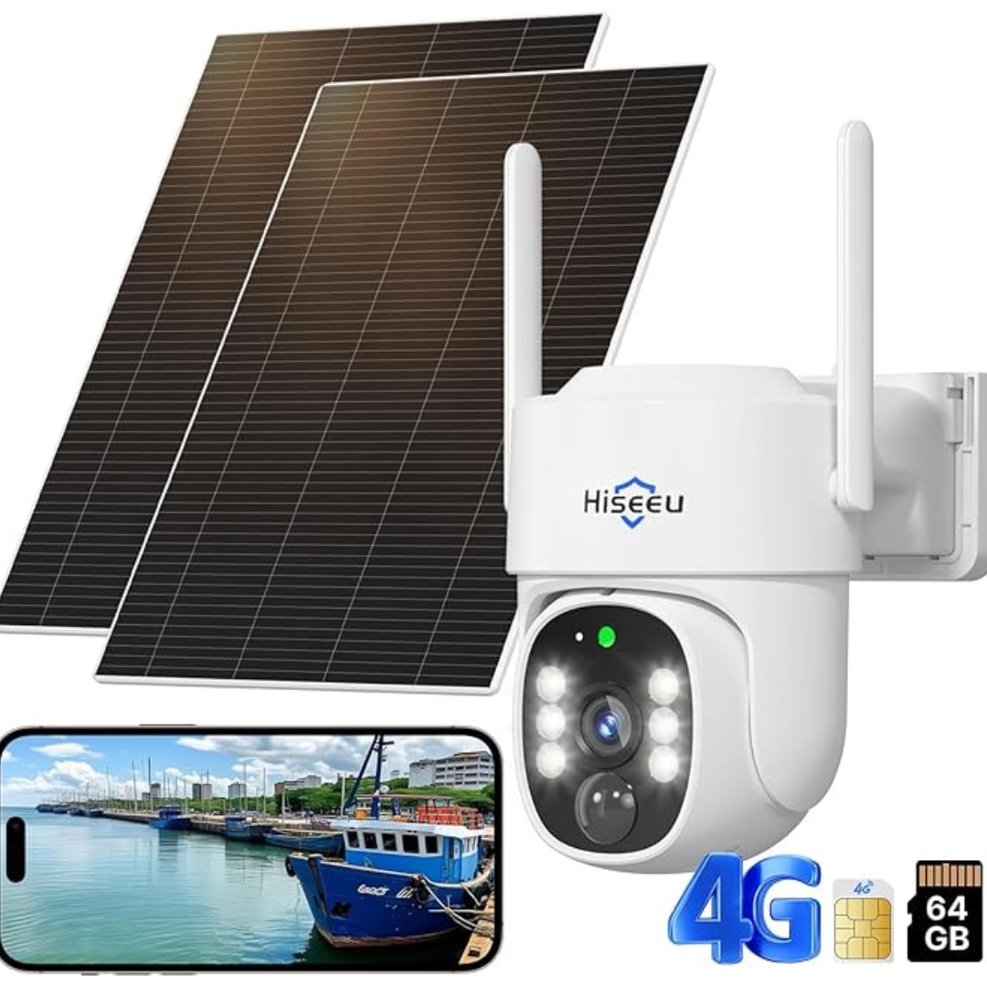 4G Solar Powered Outdoor Security Camera