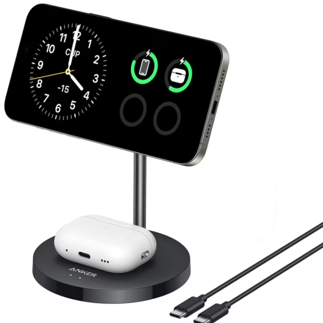 Anker Magsafe Compatible 2-In-1 Maggo Wireless Charger Stand