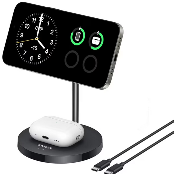 Anker Magsafe Compatible 2-In-1 Maggo Wireless Charger Stand