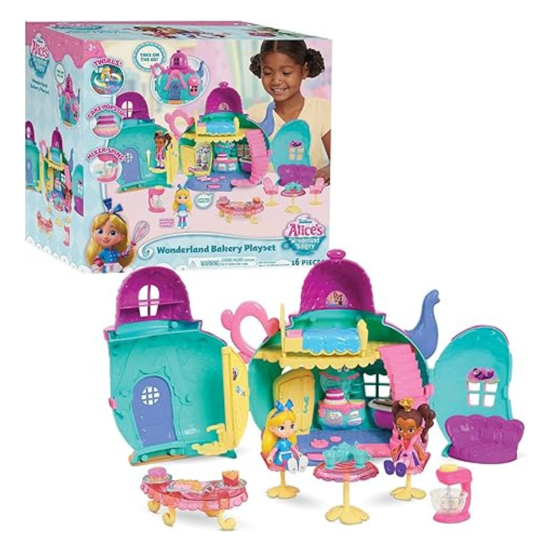15-Piece Disney Junior Alices Wonderland Bakery Playset