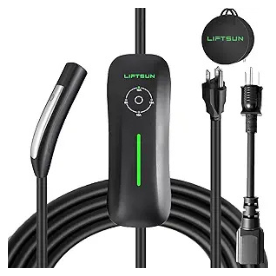 Portable 16 Amp 110V to 240V Level 1+2 Tesla Charger
