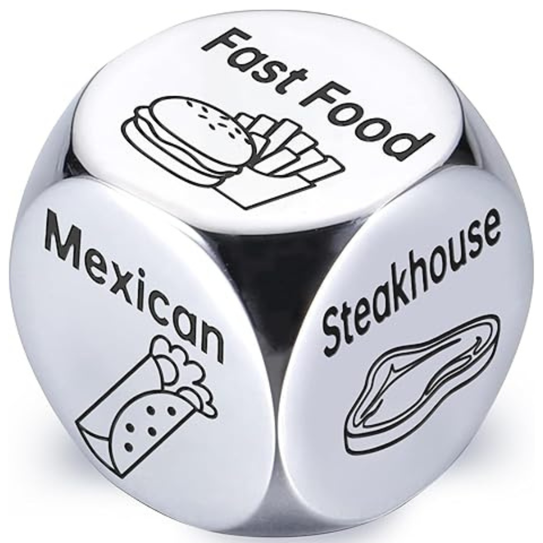 Steel Food Decision Dice