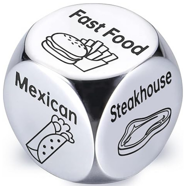 Steel Food Decision Dice