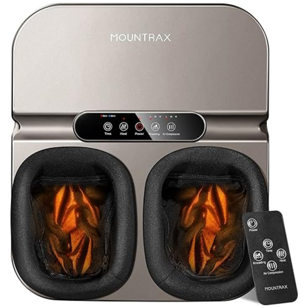 Mountrax FM-001 Deep Kneading Shiatsu Foot Massager Machine With Heat