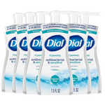 6 Bottles Of Dial Antibacterial Foaming Hand Soap (7.5 Fl Oz)