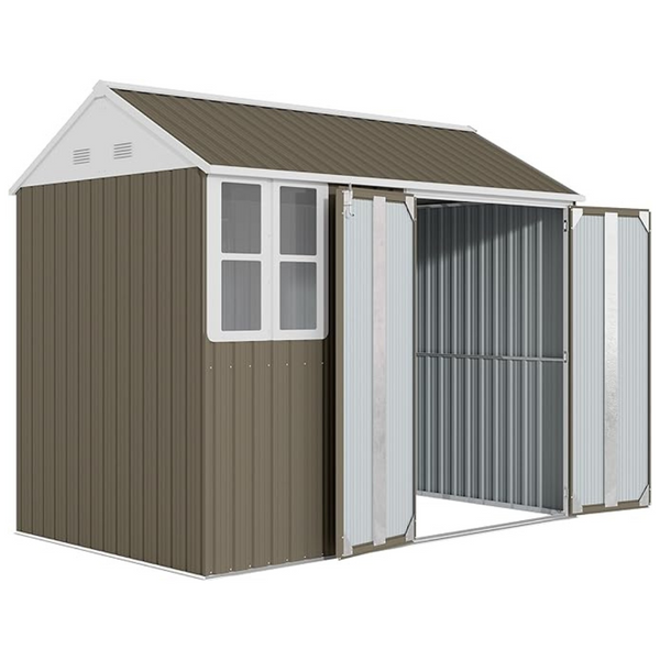 Outsunny 8ft x 5.5ft Outdoor Storage Shed With Window