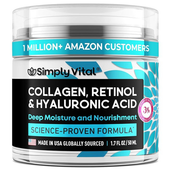 SimplyVital Face Moisturizer Collagen Cream ( 1.7oz)