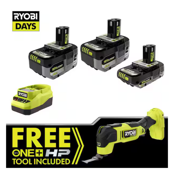 RYOBI ONE+ HP 18V Brushless Cordless Multi-Tool Kit