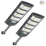 2-Pack Hoplet Solar Street Lights With Motion Sensor