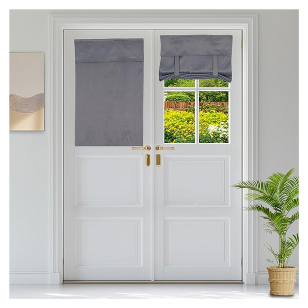 Blackout Thermal Insulated French Door Blinds-2 Panel