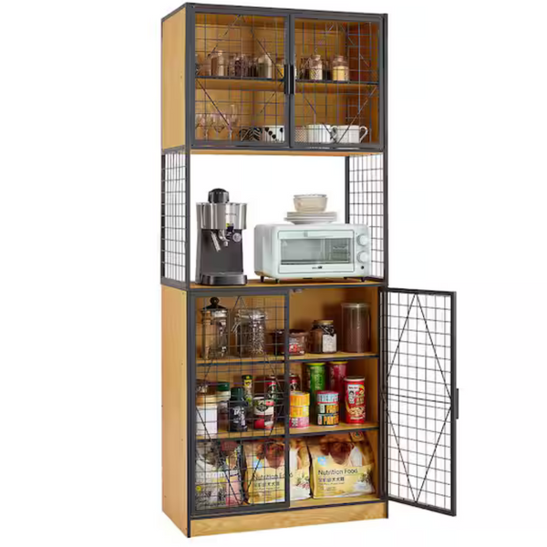 Freestanding 15" Kitchen Cabinet With /Doors