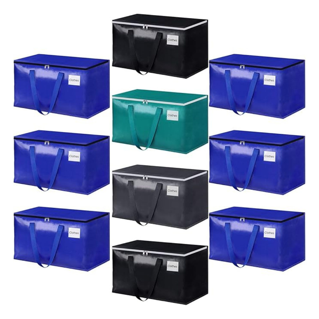 10-Pack StorageRight Heavy Duty Moving Bags With Zipper