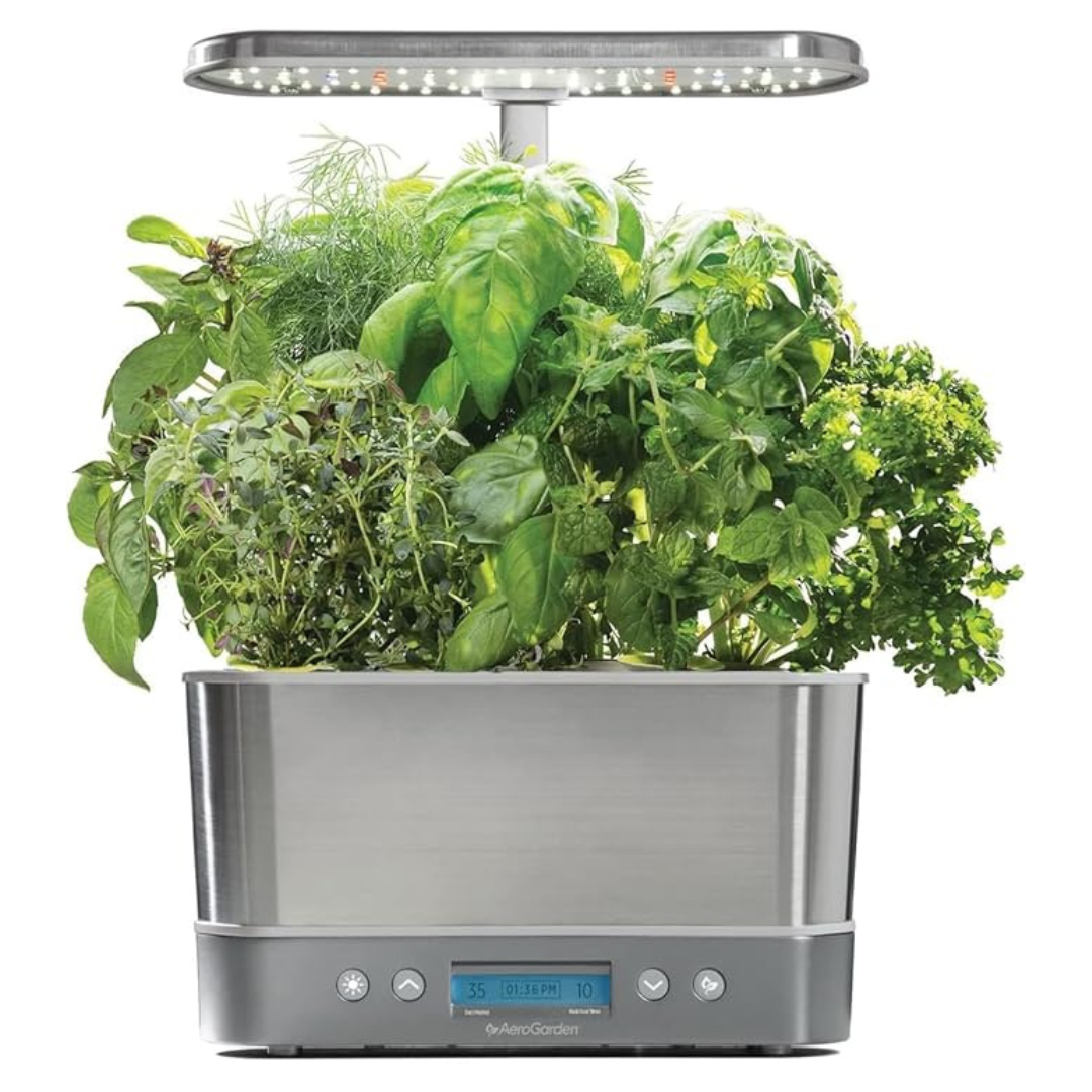 AeroGarden Harvest Elite Garden 6 Pods Hydroponic Growing System