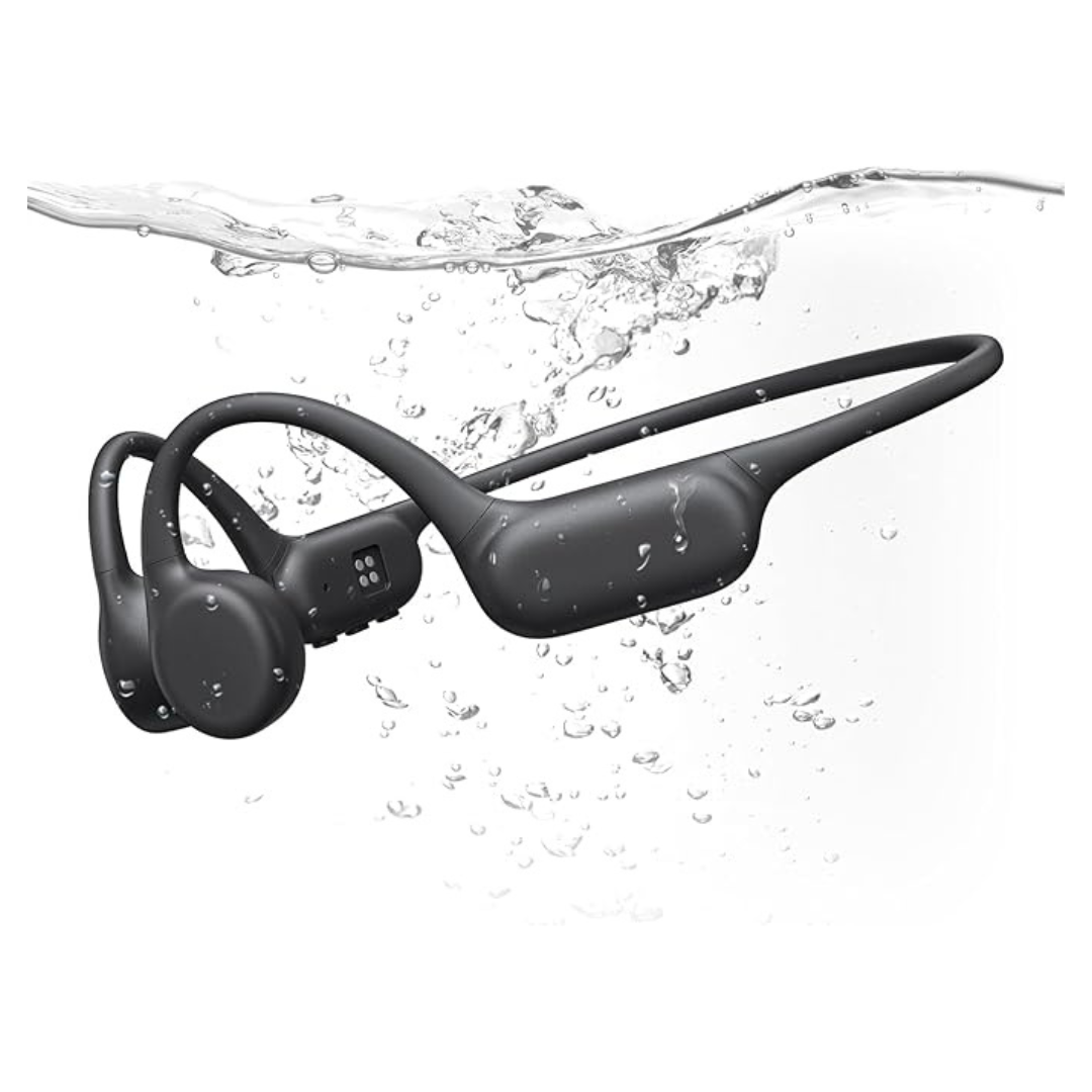 PSIER Bone Conduction IPX8 Waterproof Open-Ear Headphones