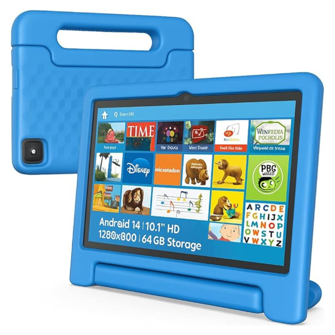 64GB 10.1" NOBKLEN J10 Plus Wi-Fi Tablet With Shockproof Case & Parental Control